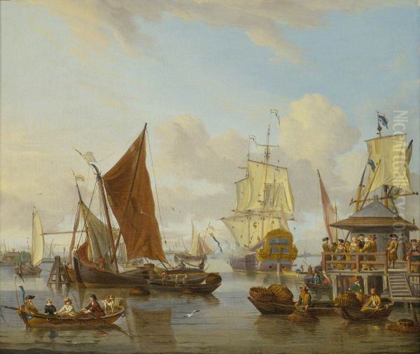 Shipping off Amsterdam - view 1