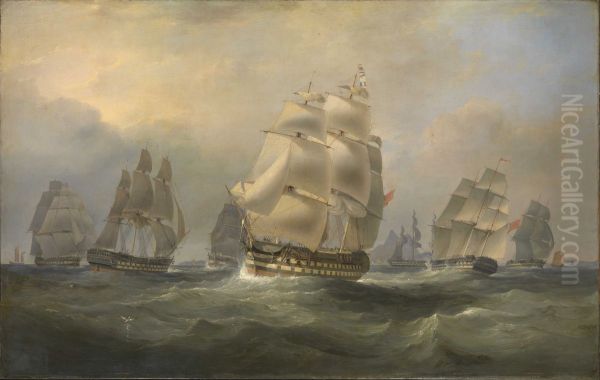 East Indiamen in the China Seas - view 1