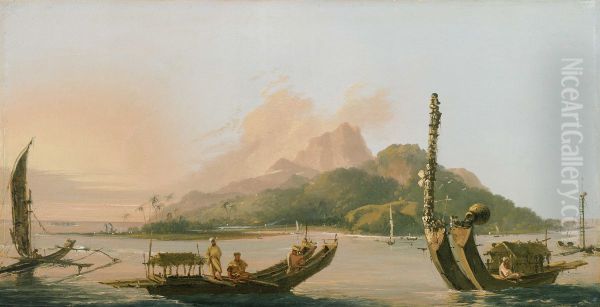 General view of the Island of Otaheite [Tahiti, from the south-east] - view 1