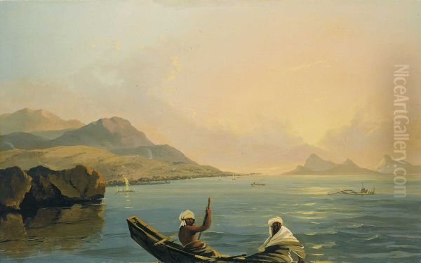 'View of the Province of Oparree [Pare], Island of Otaheite, with part of the Island of Eimeo [Moorea]' - view 1