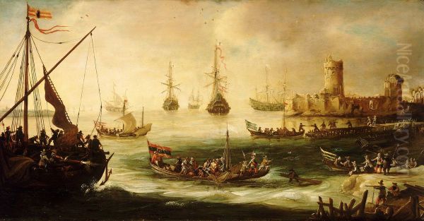 The return of a Spanish expedition - view 1