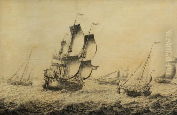 Dutch herring fishery - view 1