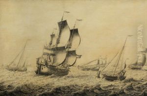 Dutch herring fishery by Adriaen Van Salm