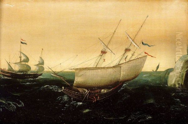 A Dutch ship close-hauled - view 1