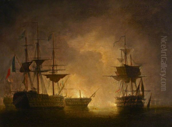 The battle of the Nile, 1 August 1798 - view 1