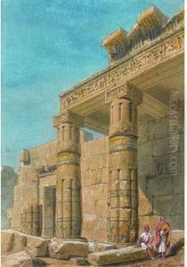 Vue De Thebes by Philippe-Marie Chaperon