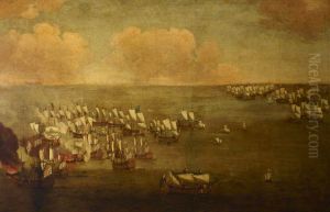 The Battle of the Texel, 11-21 August 1673 by Willem van de, the Elder Velde
