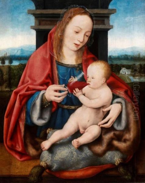 The Virgin with the Infant Christ Drinking Wine - view 1