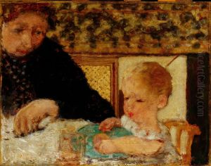 Mother and child by Pierre Bonnard