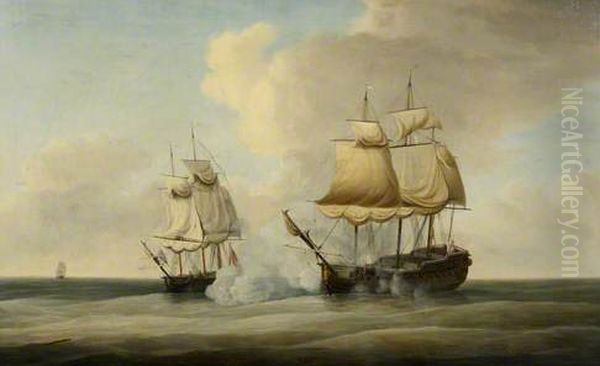 The Capture of the Duc de Chartres, 18 April 1747 - view 1
