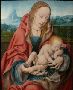 Virgin with the sleeping christ child