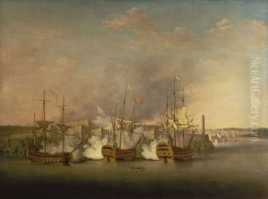 Bombardment of the Morro Castle, Havana, 1 July 1762