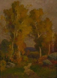 "birches North Adams Mass" by Bryant Chapin