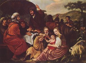 Moses' Abschied von Jethro Moses' Abschied von Jethro