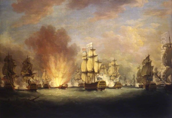 The Moonlight Battle off Cape St Vincent, 16 January 1780 - view 1