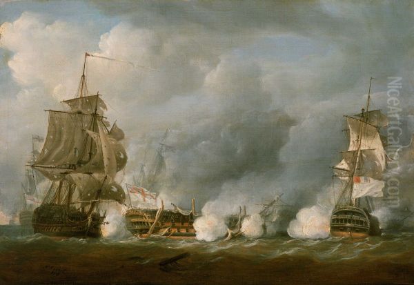 The 'Defence' at the Battle of the First of June, 1794 - view 1