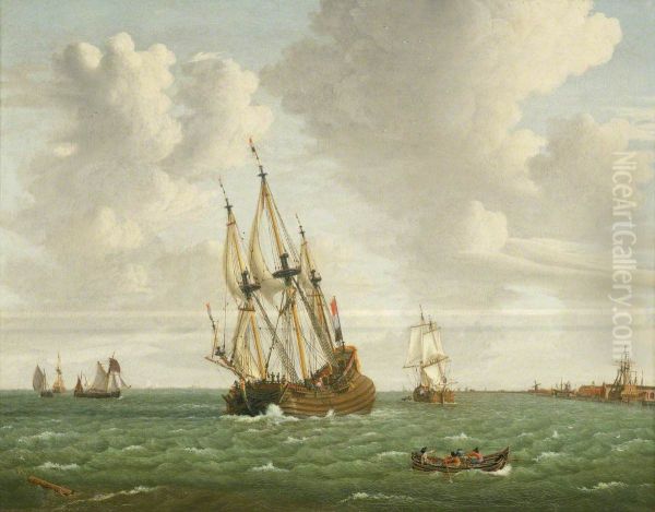 A Dutch Whaler Close-Hauled in a Breeze - view 1