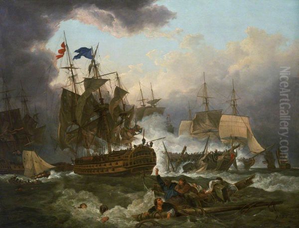 The battle of Camperdown, 11 October 1797 - view 1