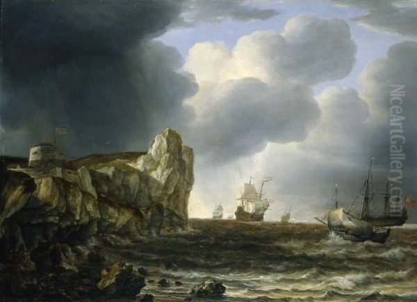 Shipping off the English Coast - view 1