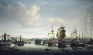 The Capture of Saint Lucia, 26 February 1762 by Dominic Serres