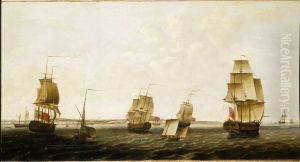 Ships off Dover by Francis Holman
