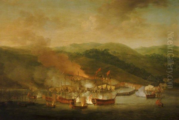 The Bombardment of Bastia, 6 November 1745 - view 1