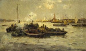 Limehouse Reach by Edmund Aubrey Hunt