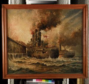 HMS 'Vindictive' at Zeebrugge, 23 April 1918 HMS 'Vindictive' at Zeebrugge, 23 April 1918
