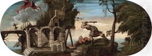 Cain Killing Abel by Jacopo Tintoretto