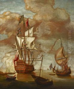 HMS Sovereign of the Seas by Peter Monamy
