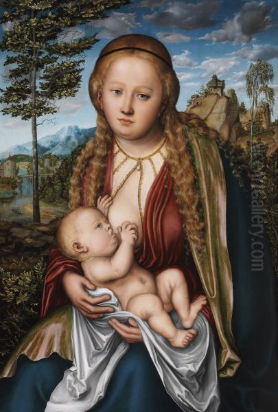 The Virgin nursing the Infant Jesus - view 1