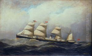 The steamship Baltic by Antonio Nicolo Gasparo Jacobsen