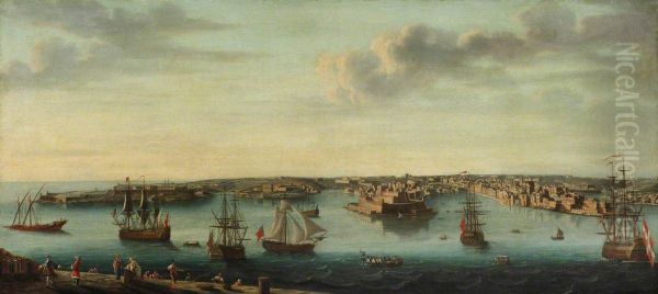 Shipping in Grand Harbour, Valletta, Malta - view 1