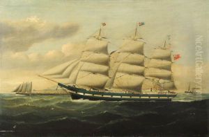HMS 'Eurydice' at sea