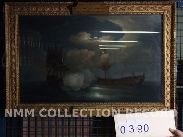 The Capture of the Comte de St Florentine by HMS Achilles, 4 April 1759 - view 1