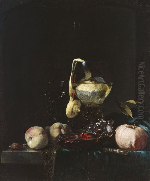 Still Life with Glasses and a Silver Bowl - view 1