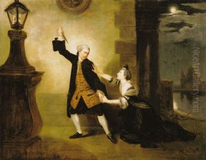 David Garrick and Mrs Susannah Maria Cibber as Jaffier and Belvidera in Thomas Otway's Play "Venice Preserved"