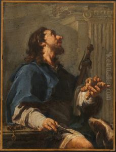 Saint Roch by Giambattista Pittoni