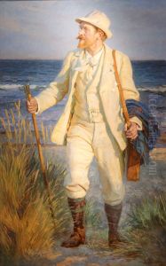 Portrait of Painter Peder Severin Kroyer Portrait of Painter Peder Severin Kroyer