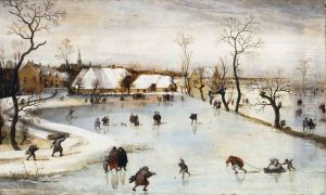 The winter by Lucas van Valckenborch