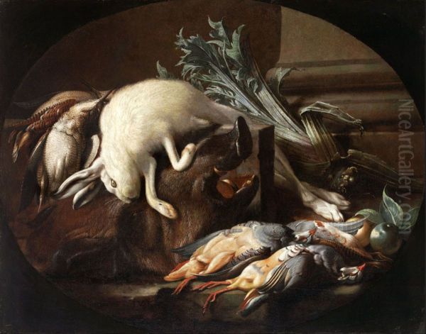 Still Life with Hare and Game-Fowl - view 1