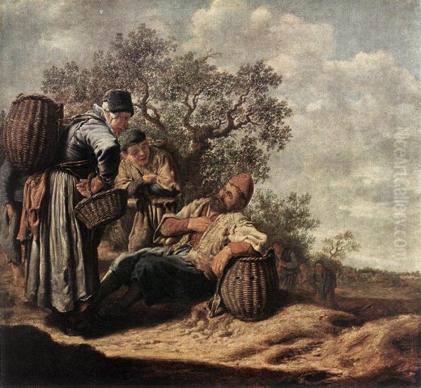 Landscape with Conversing Peasants - view 1