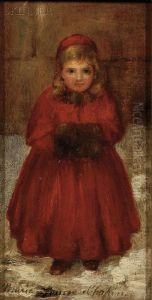 Portrait Of A Young Girl With A Muff