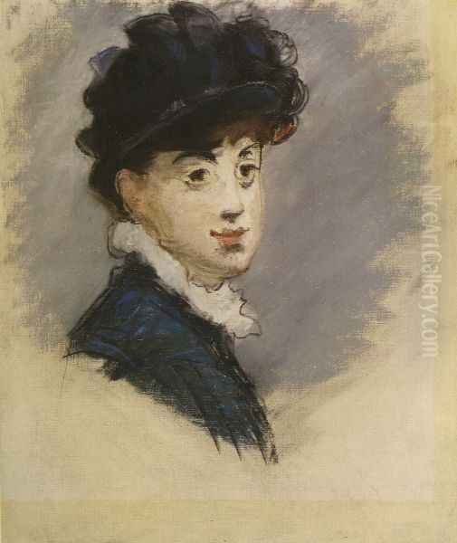 La Femme a chapeau noir - view 1