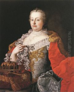 Portrait of the Empress Maria Theresia as Queen of Hungary (1717-1780) by Martin Van Meytens
