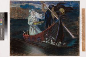 ,,Vanemuise Porgust tulek" by Oskar Kallis