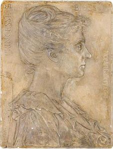 A Plaster Cast Mould by Jules Clement Chaplain
