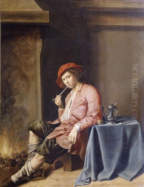 A Boy with a Pipe - view 1