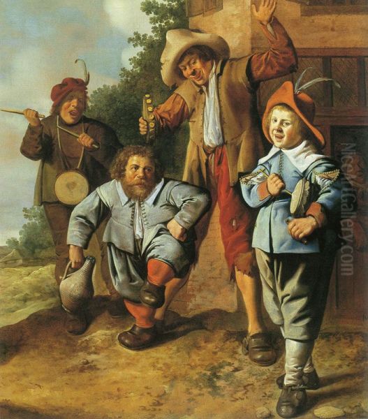 Young Musicians and a Dancing Dwarf - view 1