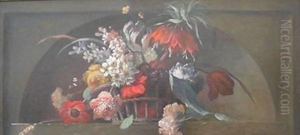 Floral Still-life In Niche - view 1